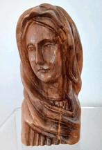 Handgesneden houten beeld van Maria, Ophalen of Verzenden