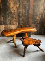 Set originele Vintage boomstam tafels, Ophalen