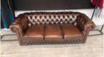 Chesterfield bankstel in uitstekende staat, Huis en Inrichting, Fauteuils, Ophalen, Zo goed als nieuw, Leer, Chesterfield