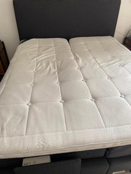 boxspring elektrisch verstelbaar, Huis en Inrichting, Slaapkamer | Boxsprings, Zo goed als nieuw, 160 cm, 200 cm, Tweepersoons