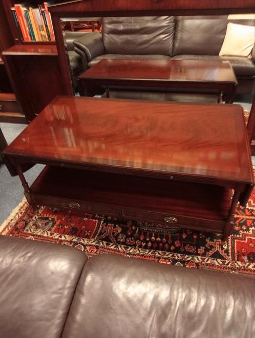 Salontafel van de Heldense Exclusief in Mahonie Nieuw, Huis en Inrichting, Tafels | Salontafels, Zo goed als nieuw, Minder dan 50 cm