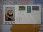 Suriname. Dierentuin. Opening. FDC 1969., Postzegels en Munten, Postzegels | Thematische zegels, Ophalen of Verzenden, Gestempeld