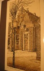Oud Velsen Torenstraat 4 / Henk Daas, Antiek en Kunst, Kunst | Etsen en Gravures, Ophalen
