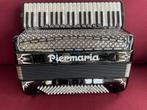 Z.g.a.n. italiaanse Piermaria 212 accordeon .4korig .Musette, Overige merken, Zo goed als nieuw, 120-bas, Met riemen