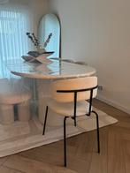 Wit teddy stoelen 4 stuk België, Ophalen, Wit, Zo goed als nieuw, Vier