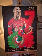 Handgeschilderd Cristiano Ronaldo Schilderij 55x75cm, Ophalen