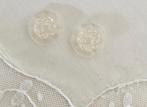 Franse vintage glazen knoopjes