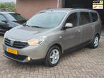 Dacia Lodgy 1.2 TCe Lauréate 7p. LAGE KM, AIRCO, CRUISE BOE, Voorwielaandrijving, Stof, Gebruikt, Zwart