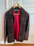 Vintage tommy hilfiger suede jas, Ophalen of Verzenden, Gedragen, Maat 38/40 (M), Bruin