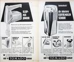 28 vintage advertenties reclames Tomado producten 1949-69, Verzamelen, Ophalen of Verzenden, Gebruikt, Overige typen