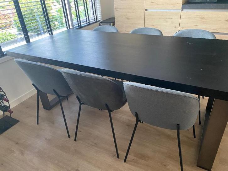 Eettafel Blade concept Goossens, Huis en Inrichting, Tafels | Eettafels, Gebruikt, 100 tot 150 cm, 200 cm of meer, Vijf personen of meer