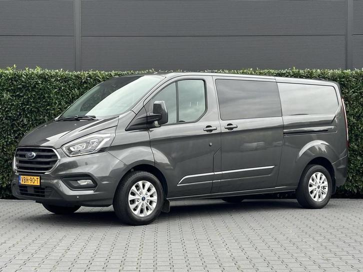 Ford Transit Custom 300 2.0 TDCI L2H1 Limited DC, NAVI, CRUI, Auto's, Bestelauto's, Bedrijf, Te koop, ABS, Achteruitrijcamera
