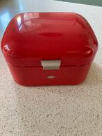 Broodtrommel Wesco (Single Grandy) rood, compact, Ophalen, Zo goed als nieuw