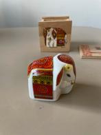 Fair Trade olifant in houten doosje, Ophalen of Verzenden, Zo goed als nieuw, Overige materialen, Dierenbeeld