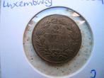 2,5 Centimes 1854 Luxemburg, Ophalen of Verzenden, Overige landen, Losse munt