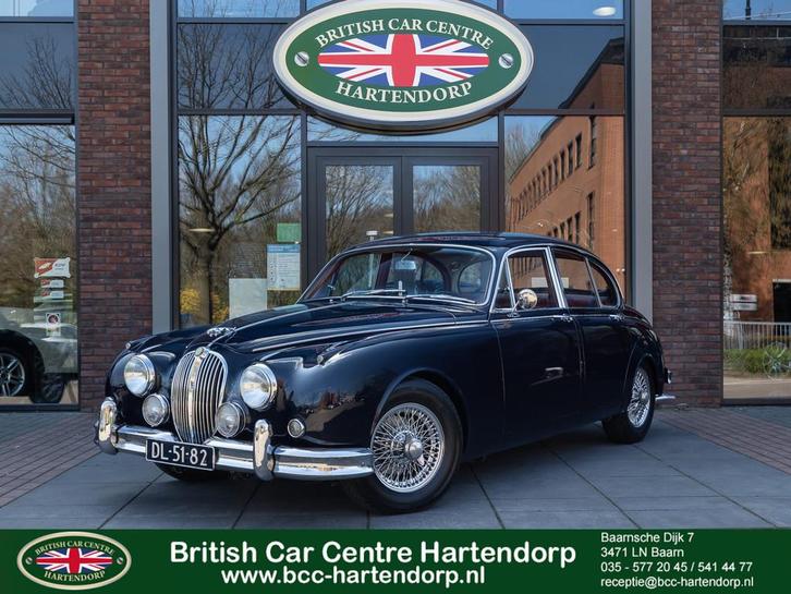 Jaguar MK2 3.8 Automatic (bj 1967, automaat), Auto's, Oldtimers, Bedrijf, Te koop, Lederen bekleding, Jaguar, Benzine, Overige carrosserieën