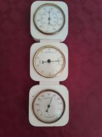 Vintage barometer - weerstation uit 1976, Ophalen of Verzenden, Gebruikt