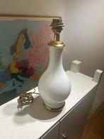 Vintage Kullman Melkglas Tafellamp, 1950, Huis en Inrichting, Lampen | Tafellampen, Ophalen, Gebruikt, Glas