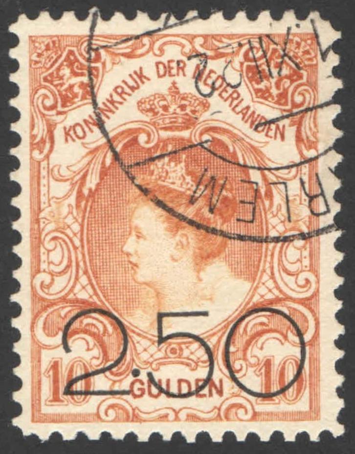 Nederland NVPH nr 104 gestempeld, Postzegels en Munten, Postzegels | Nederland, Gestempeld, T/m 1940, Ophalen of Verzenden