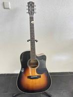 Morgan W-120 SCE-N electro-acoustic guitar, Ophalen of Verzenden, Zo goed als nieuw, Western- of Steelstringgitaar, Met koffer