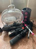 set haarstylingtools - krultang, stijltangen, föhn & rollers, Ophalen of Verzenden, Gebruikt, Overige typen