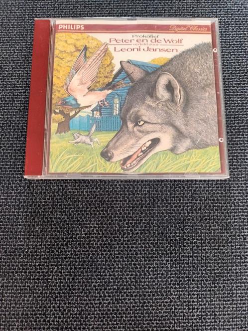 PROKOFJEF . PETER EN DE WOLF . LEONI JANSEN - 412 554-2, Cd's en Dvd's, Cd's | Kinderen en Jeugd, Verhaal of Sprookje, Ophalen of Verzenden