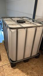 IBC Tank 1000 Liter met Kraan, Kunststof, Gebruikt, Met kraantje, 150 liter of meer