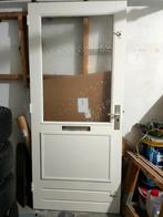 Links draaiende voordeur met enkel glas, Doe-het-zelf en Verbouw, Deuren en Horren, Ophalen, Gebruikt, 200 tot 215 cm, Glas