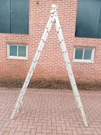 Aluminium ladder, 2x10 sporten, Doe-het-zelf en Verbouw, Ladders en Trappen, Ophalen
