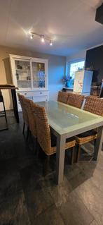 (GRATIS op te halen) Glazen tafel, Ophalen, Gebruikt, 50 tot 100 cm, Glas