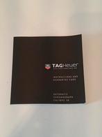 Tag Heuer calibre 16 instructieboekje, Ophalen of Verzenden, Zo goed als nieuw