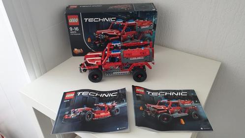 Lego technic brandweer auto 42075 als nieuw met doos, Kinderen en Baby's, Speelgoed | Duplo en Lego, Zo goed als nieuw, Ophalen of Verzenden