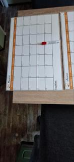 2 planborden, Huis en Inrichting, Woonaccessoires | Memoborden, Ophalen, Zo goed als nieuw, Overige typen