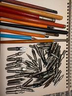 Kroontjespennen verzameling + inkt, Antiek en Kunst, Ophalen of Verzenden