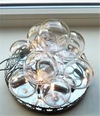 12 HAND HOLLE GEBLAZENBALLEN 7 CM MET SIERBLAD PASEN, SIER, Verzenden, Nieuw