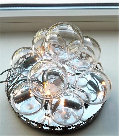 12 HAND HOLLE GEBLAZENBALLEN 7 CM MET SIERBLAD PASEN, SIER, Huis en Inrichting, Woonaccessoires | Overige, Nieuw, Verzenden
