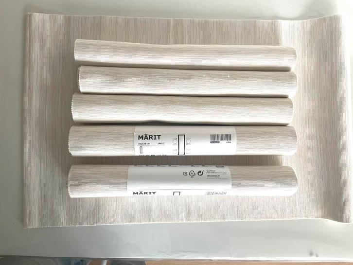 🌸6x Tafellopers Ikea Marit, ecru 35x1.35 cm, Huis en Inrichting, Tafelkleden, Nieuw, Rechthoek, Binnen, Buiten, Ophalen of Verzenden