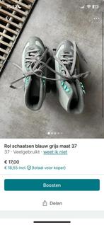 Rolschaatsen blauw grijs kleine beschadiging, Ophalen of Verzenden, Gebruikt, Dames