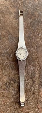 14k gouden dames horloge Certina met 28 diamanten Vintage, Goud, Met edelsteen, Armband, Ophalen of Verzenden