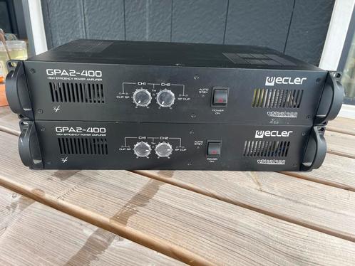 2x Ecler GPA2-400 Versterker - Uitstekende Staat, Audio, Tv en Foto, Versterkers en Receivers, Gebruikt, Stereo, 120 watt of meer