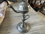Oude Tinnen Olielamp een zogenaamde Snotneus van Kurz Tiel,, Antiek en Kunst, Antiek | Tin, Ophalen of Verzenden