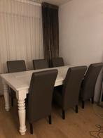 Landelijke houten eettafel, Huis en Inrichting, Complete eetkamers, 4 tot 6 stoelen, Gebruikt, Landelijk, Ophalen of Verzenden