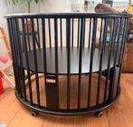 Bopita Ronde Box - Zwart Mat, Kinderen en Baby's, Boxen, Ophalen, Zo goed als nieuw, Rond, Wieltjes