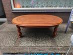 Gratis houten salontafel ovaal 150x113x47., Huis en Inrichting, Tafels | Salontafels, Ophalen, Gebruikt, Minder dan 50 cm, Ovaal