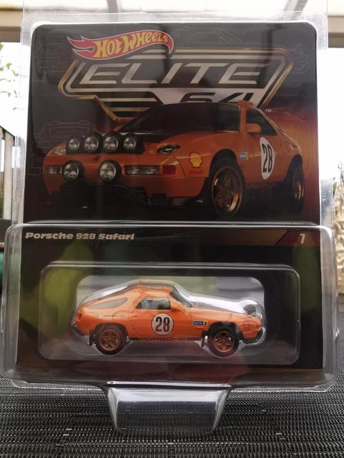 HotWheels Elite64 Porsche 928 Safari, Hobby en Vrije tijd, Modelauto's | Overige schalen, Zo goed als nieuw, Ophalen of Verzenden
