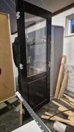 Achterdeur zwart glas, Ophalen, Gebruikt, 200 tot 215 cm, Glas