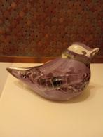 Glaskunst Vogel Paars, Antiek en Kunst, Kunst | Designobjecten, Ophalen of Verzenden