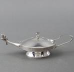 ZELDZAAM Zilveren tafellamp/aansteker groot Engels zilver, Antiek en Kunst, Antiek | Goud en Zilver, Zilver, Verzenden