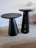 Salontafeltjes, Minder dan 55 cm, Rond, Zo goed als nieuw, Hout