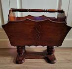 Vintage Houten Tijdschriftenrek krantenbak, Huis en Inrichting, Woonaccessoires | Krantenbakken en Lectuurbakken, Ophalen, Gebruikt